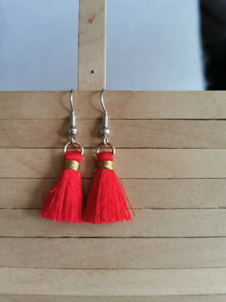 Boucles d'oreilles pompom