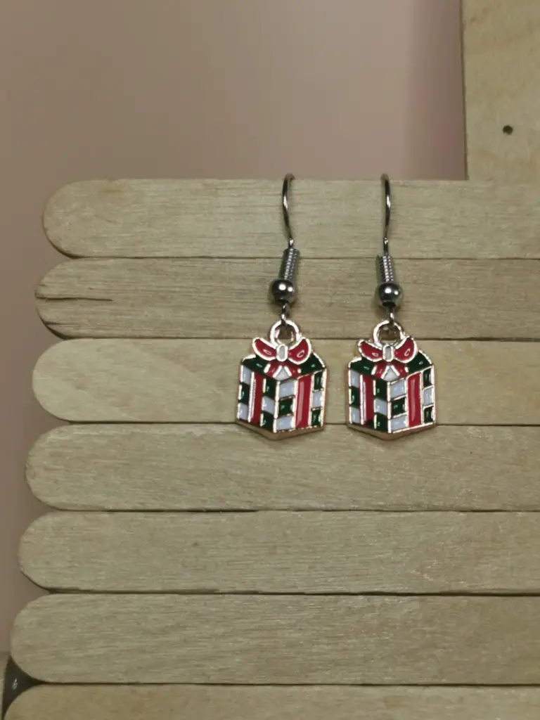 Boucle d'oreille noël