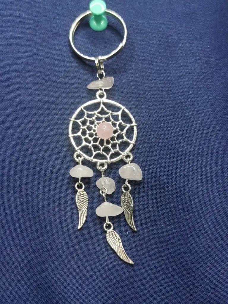 porte clés attrape rêve (toile araignée) 