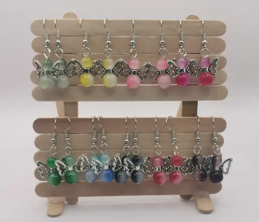 Boucles d'oreilles ange