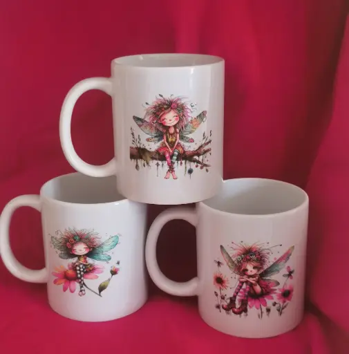 tasse décor fée
